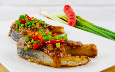 Pan Fried Threadfin With Ginger Soya Sauce