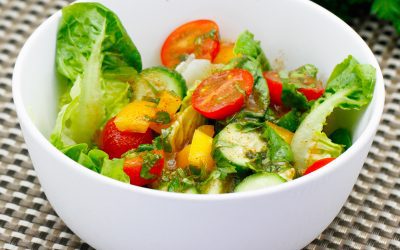 Salad with Cilantro & Lime Dressing