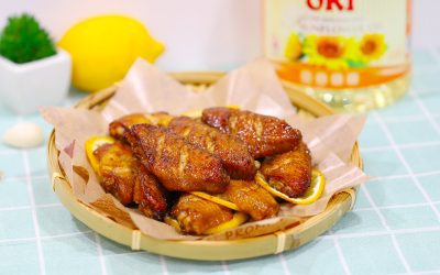 Baked Lemon Garlic Wings